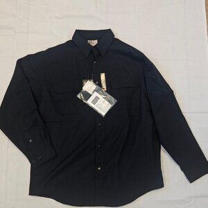 5.11 Tactical Men's Taclite Pro Long-Sleeve Shirt, 72175 - Large Regular, Navy